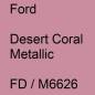 Preview: Ford, Desert Coral Metallic, FD / M6626.
